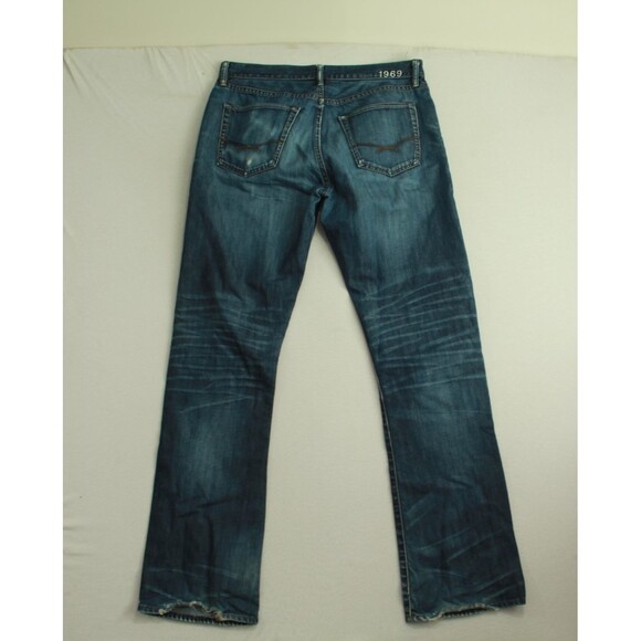 Gap 1969 Men Blue Jeans Bootcut Denim Size 36X36 - Picture 5 of 11